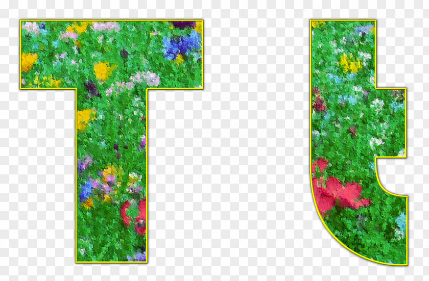 Alphabet Flower Letter PNG