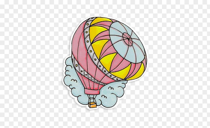 Balloon Hot Air Line Animated Cartoon PNG