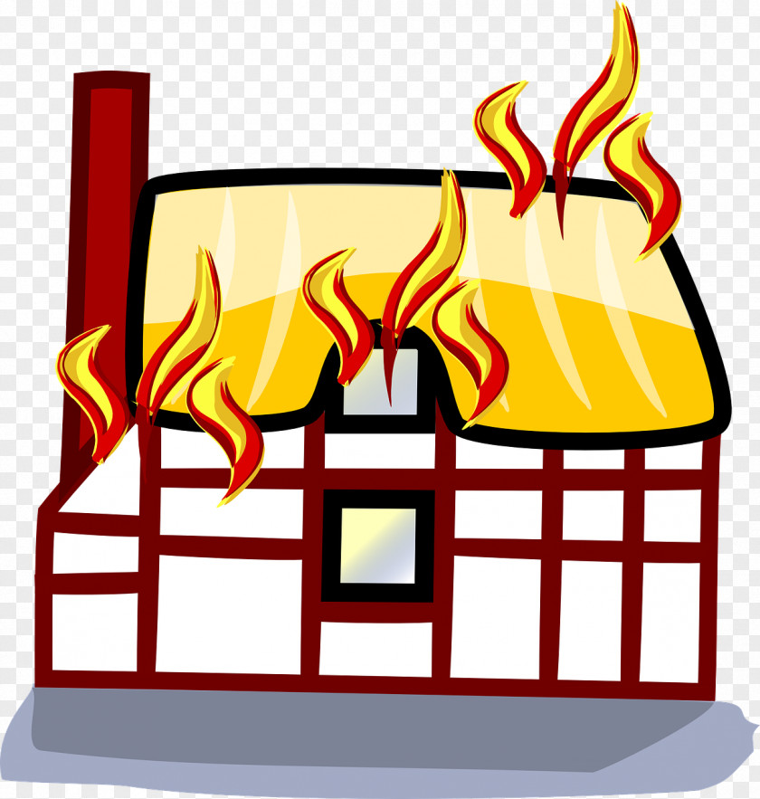 Burning Letter A House Cartoon Building Combustion Clip Art PNG