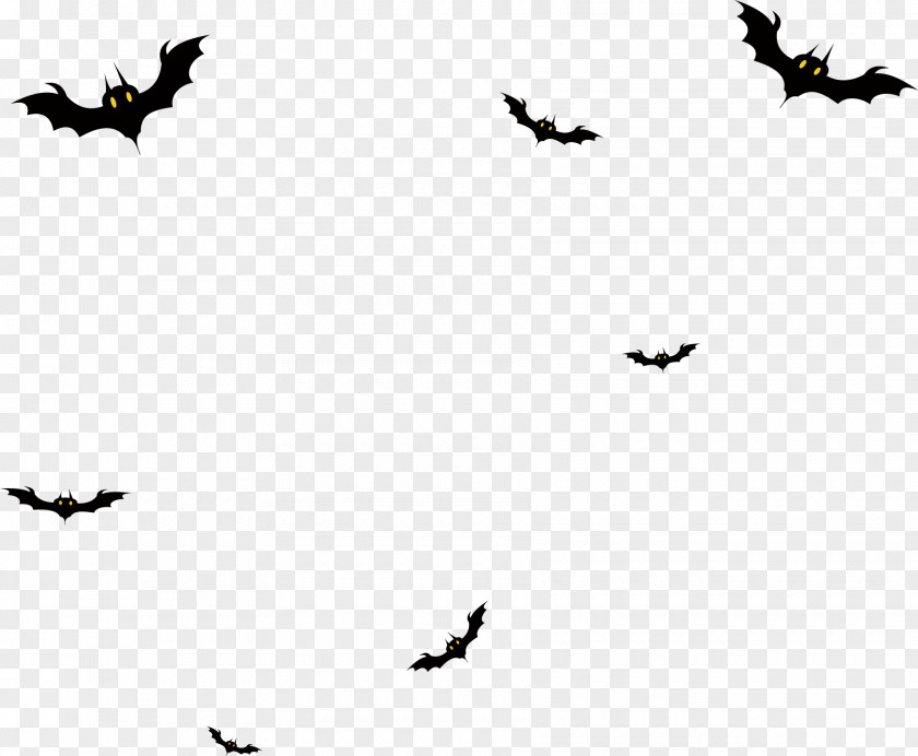 Flying Bat Halloween Creative PNG