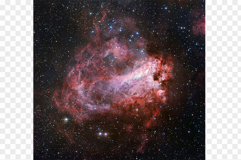 Nebula Omega Messier Object Star Formation Eagle PNG