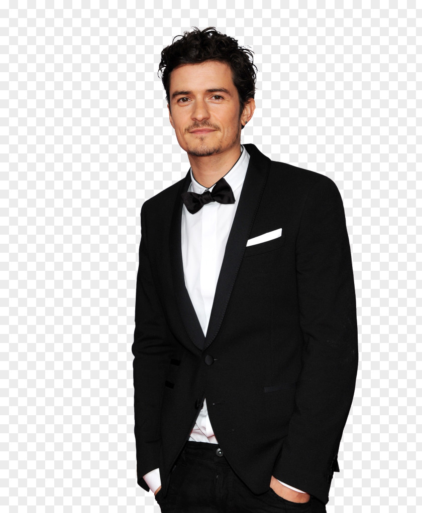 Orlando Bloom Black M Hairstyle Intension Tuxedo Flower PNG