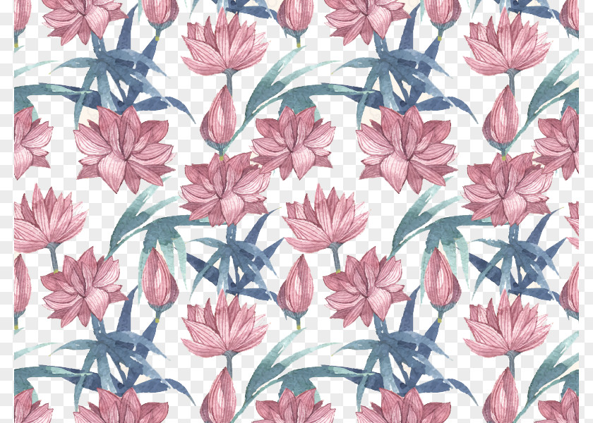 Vector Ink Lotus Towel Paper Floral Design Art PNG