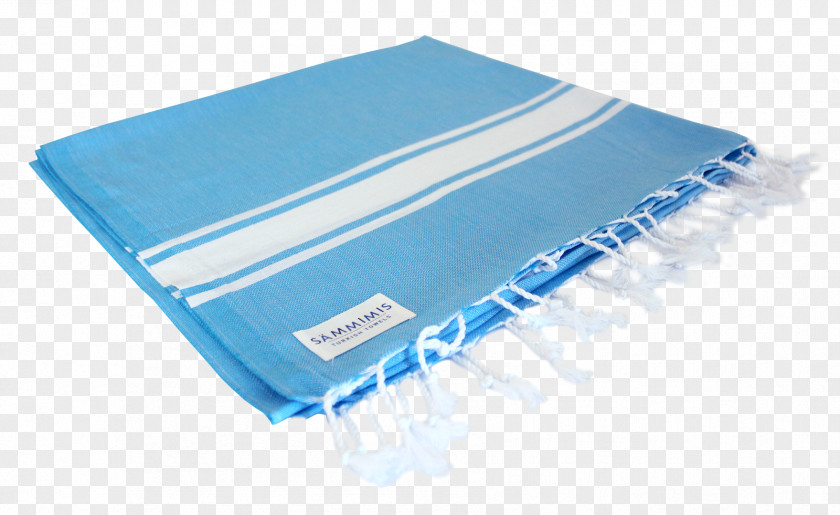 Towel Blue Turquoise Textile Teal PNG