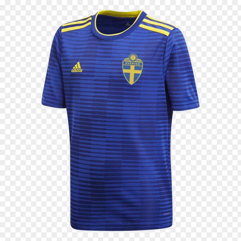 World Cup Jersey 2018 T-shirt Sweden National Football Team Nightshirt PNG