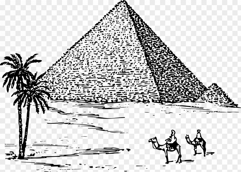 Egypt Vector Egyptian Pyramids Great Pyramid Of Giza Ancient Mesoamerican Drawing PNG
