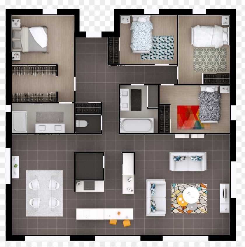 House Secondary Suite Apartment Bedroom PNG