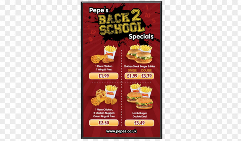 Menu Take-out Fast Food Restaurant PNG