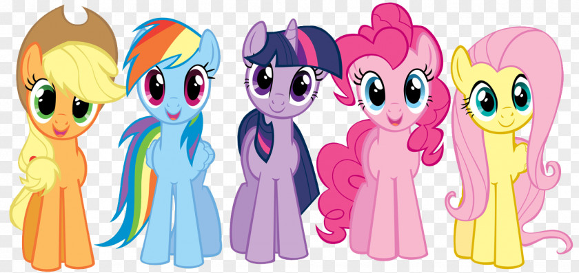 Minimal Party Pinkie Pie Rainbow Dash Pony Twilight Sparkle Applejack PNG