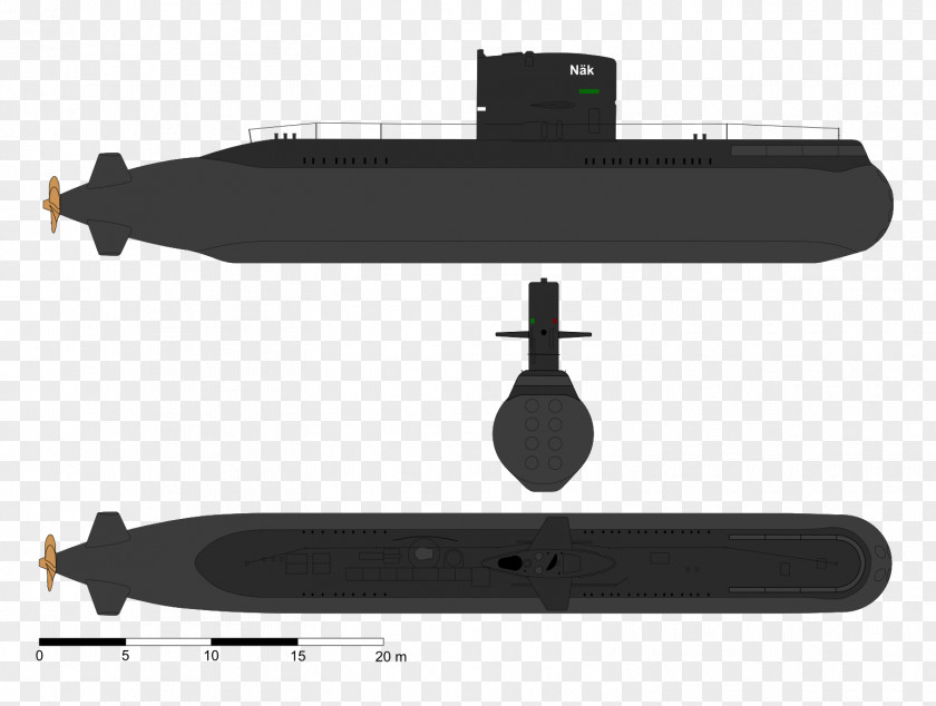 Näcken-class Submarine HSwMS Näcken (Näk) Kronborg Neck PNG
