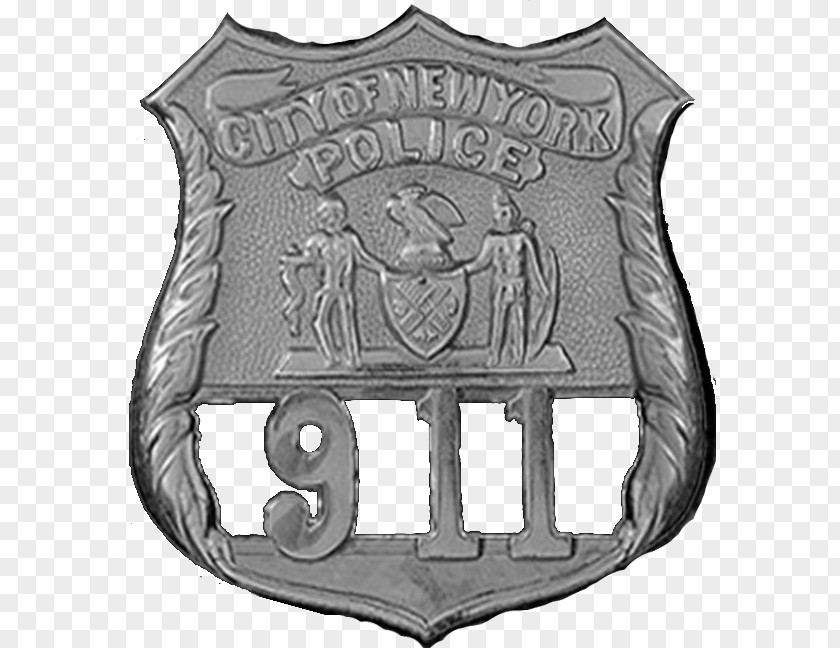 Police New York City Department Officer Badge PNG