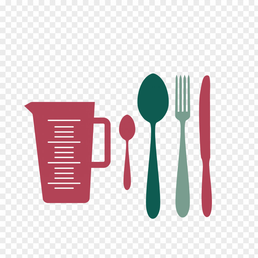 Vector Tsp Knife And Fork Scale Cup Spoon PNG