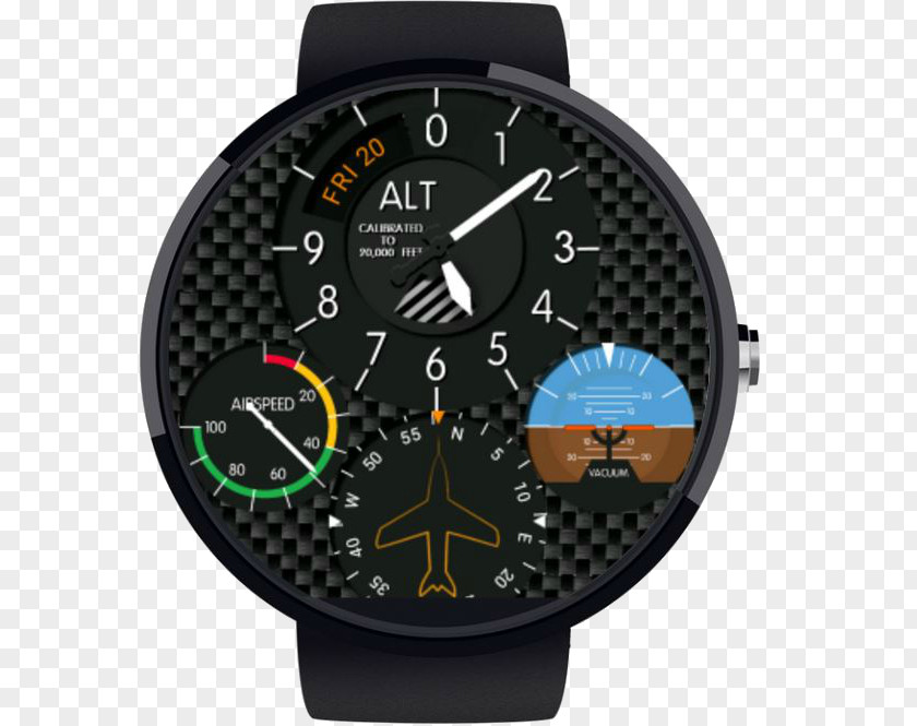 Watch Face Clock Android Airplane PNG
