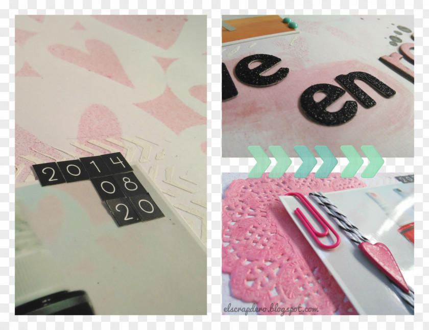 BLONDA Paper Pink M Textile Brand Font PNG