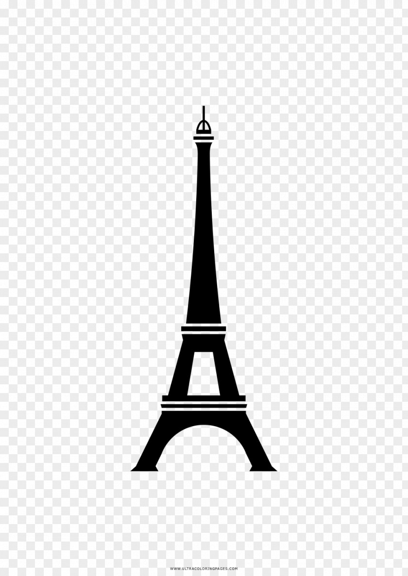 Eiffel Tower Coloring Book Ausmalbild Drawing PNG