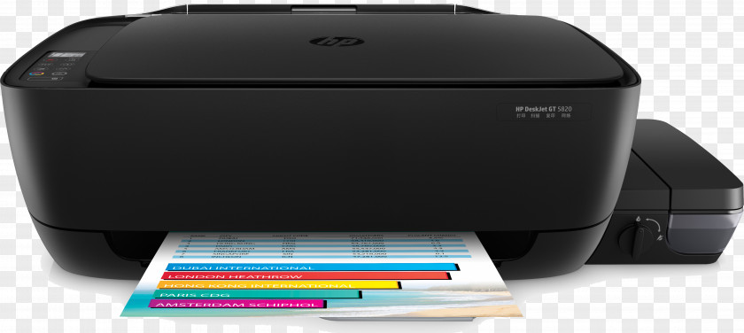 Printer Hewlett-Packard Multi-function HP Deskjet GT 5820 PNG