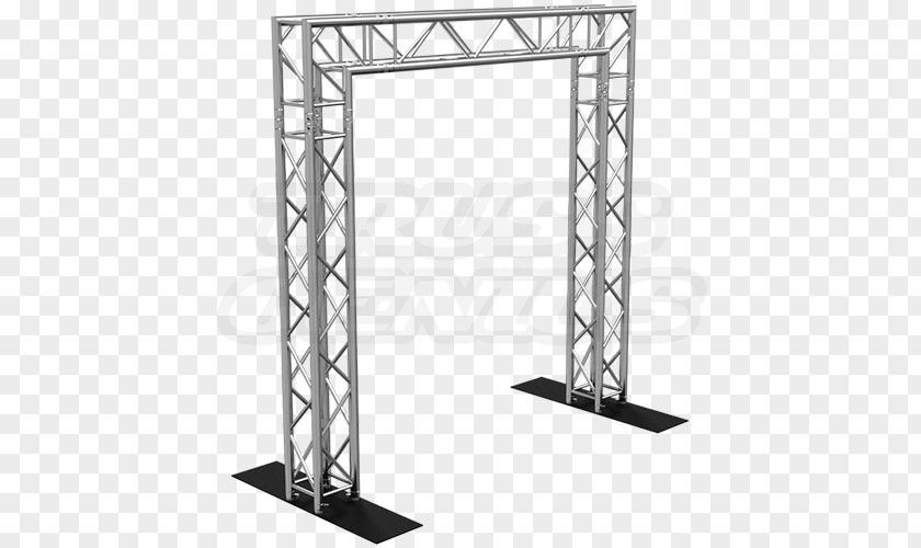 Step And Repeat Truss King Post Beam Structure PNG