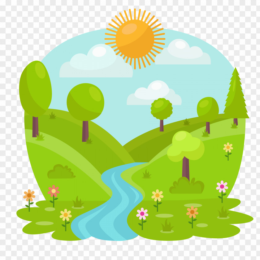 A Small River Under The Sun Download Cartoon PNG
