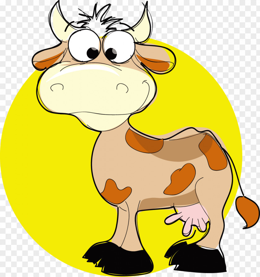 Cow Vector Cattle Drawing Clip Art PNG