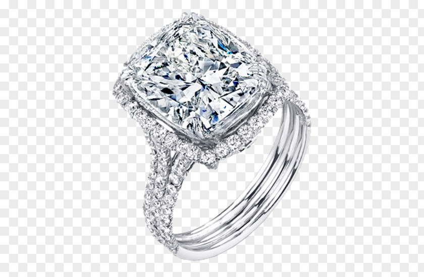 Diamond Gemological Institute Of America Cut Engagement Ring PNG