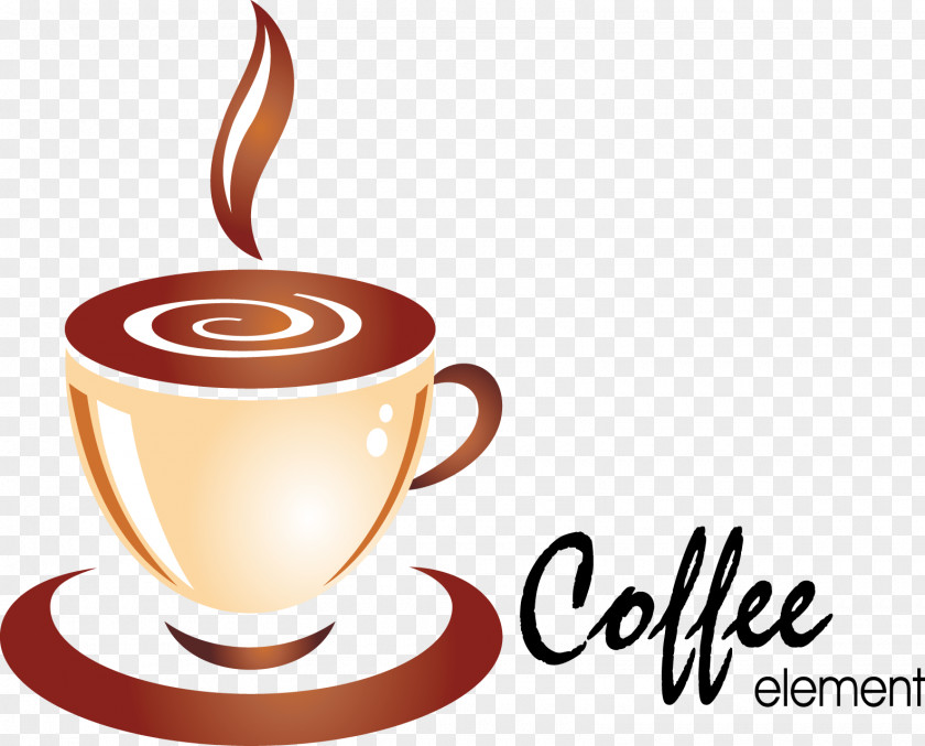 LOGO Art Design Vector Material Coffee Cup Cafe Jamaican Blue Mountain Caffxe8 Mocha PNG