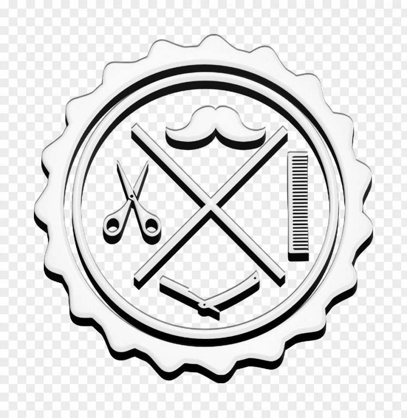 Commerce Icon Hair Salon Badge PNG