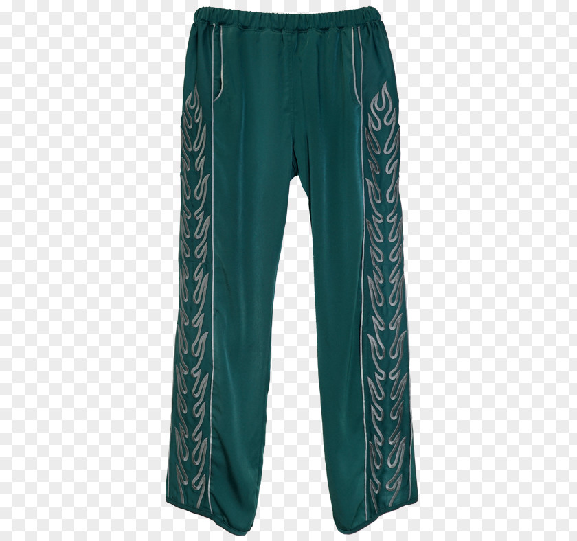 Mpq Waist Pants Turquoise PNG