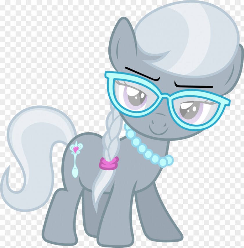 Silver My Little Pony Spoon PNG