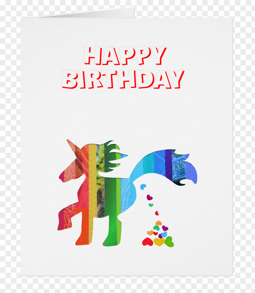 Birthday Card Greeting & Note Cards Gift Friendship Unicorn Supporter PNG