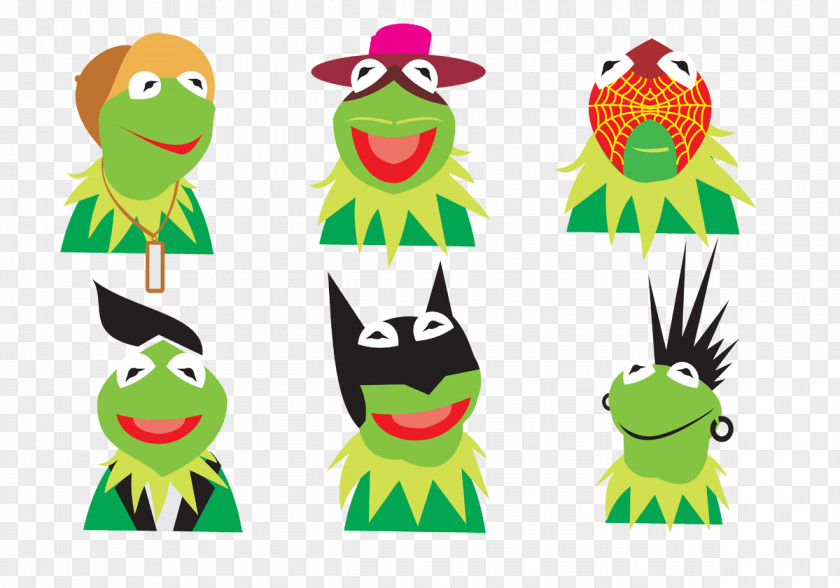 Cartoon Chameleon Character Kermit The Frog Chameleons Lizard Clip Art PNG