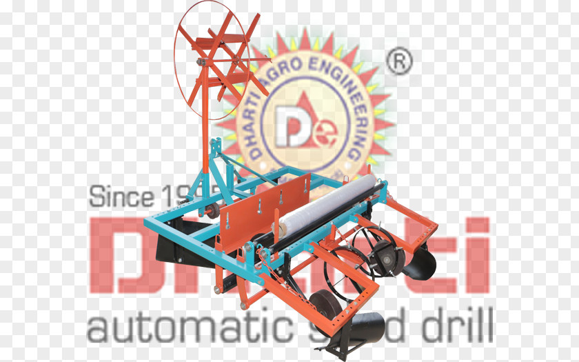 Soil Spread Seed Drill Agricultural Machinery Plastic Mulch PNG