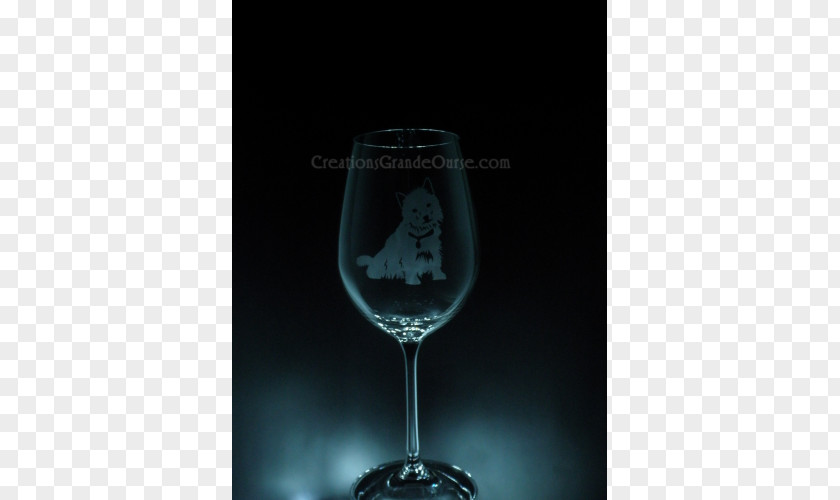 Wine Glass Champagne West Highland White Terrier PNG