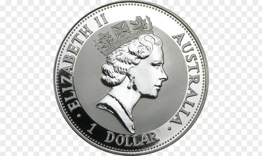 Coin Silver Perth Mint Australian Kookaburra PNG