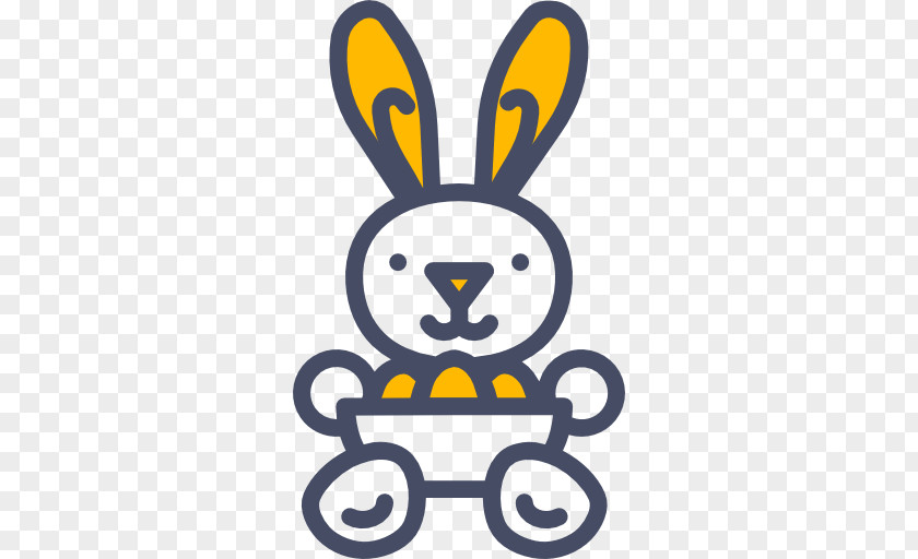 Easter Bunny Hare Cartoon Animal Clip Art PNG