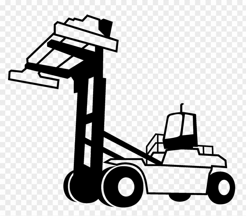 Forklift Reach Stacker Drawing Vehicle Clip Art PNG