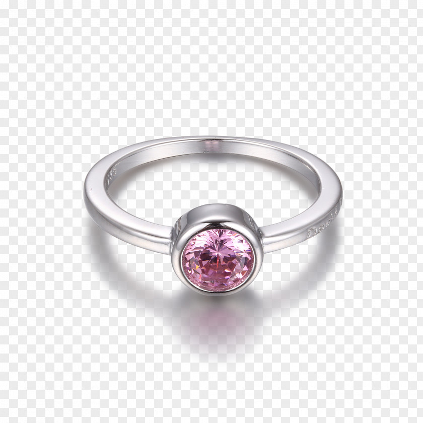 Jewellery Amethyst Wedding Ring Silver PNG
