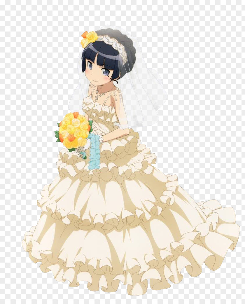 Oreimo Wedding Dress Party Bride PNG