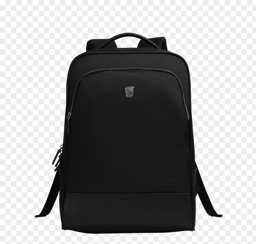 Simple Black Bag Baggage Backpack Travel Satchel PNG