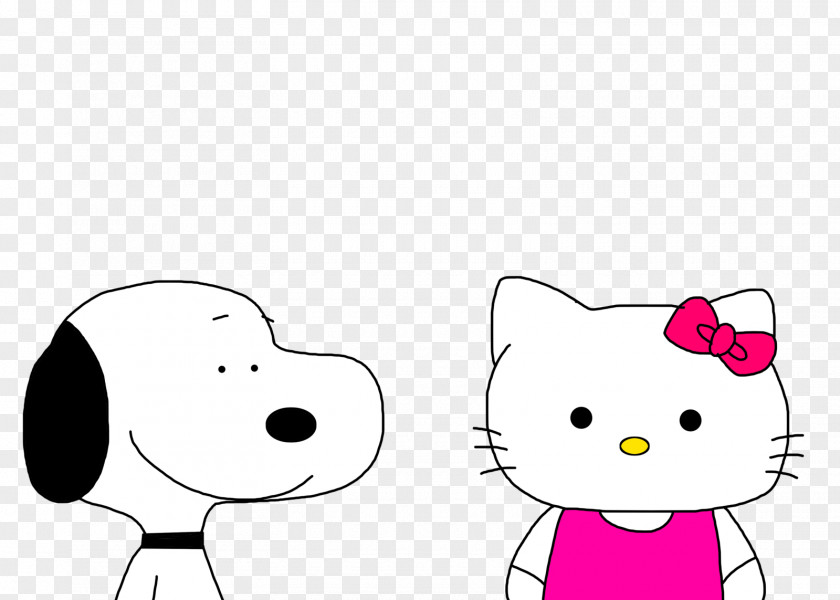Snoopy Hello Kitty Felix The Cat Peanuts PNG