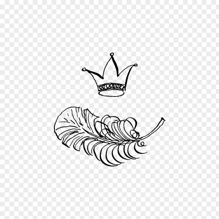 Feather Crown Drawing Painting Color Clip Art PNG
