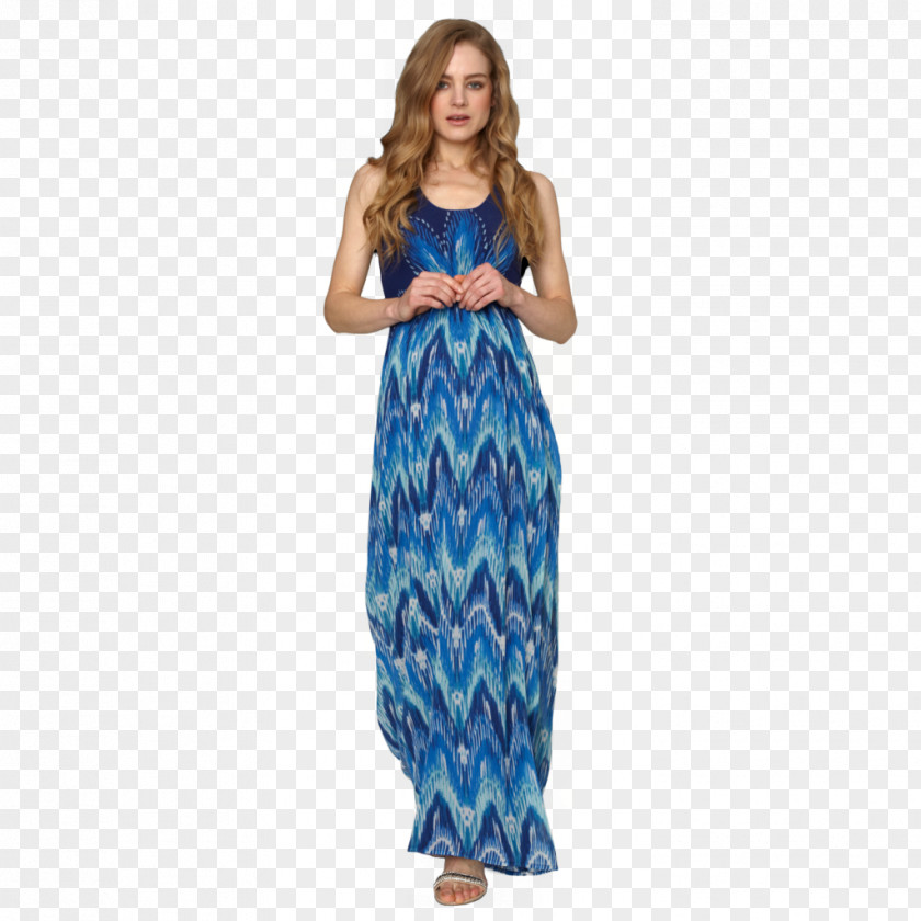 Maxi Dress Gown Sleeve Neck PNG