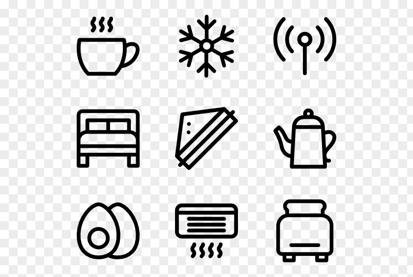 Bed And Breakfast Icon Design Graphic PNG