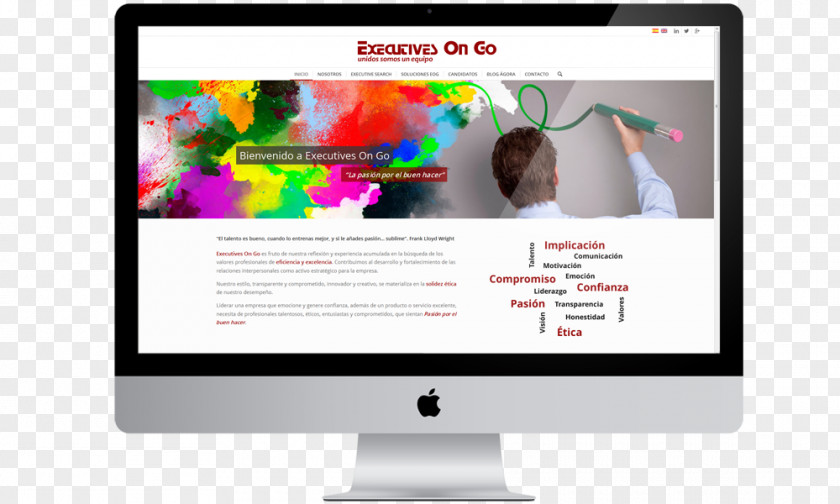 Exucutive Web Page Squarespace PNG