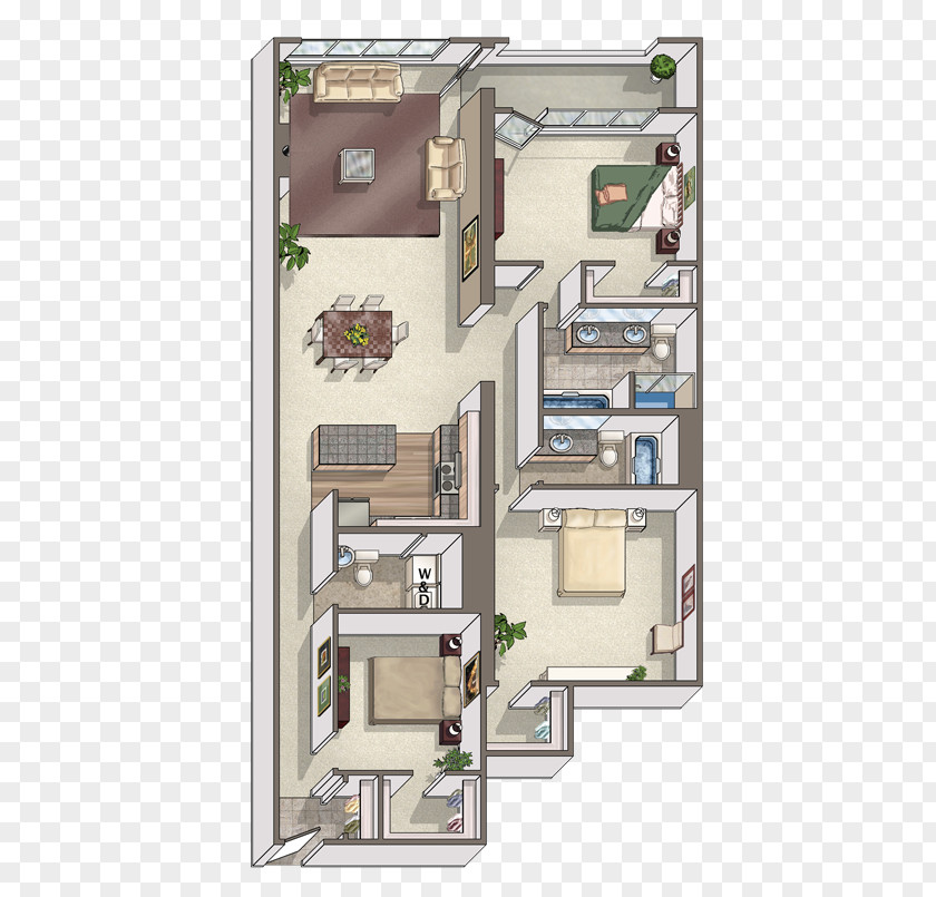 House Midtown Lofts Floor Plan Home Apartment PNG