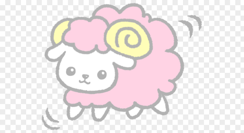 Little Sheep Color Cartoon PNG