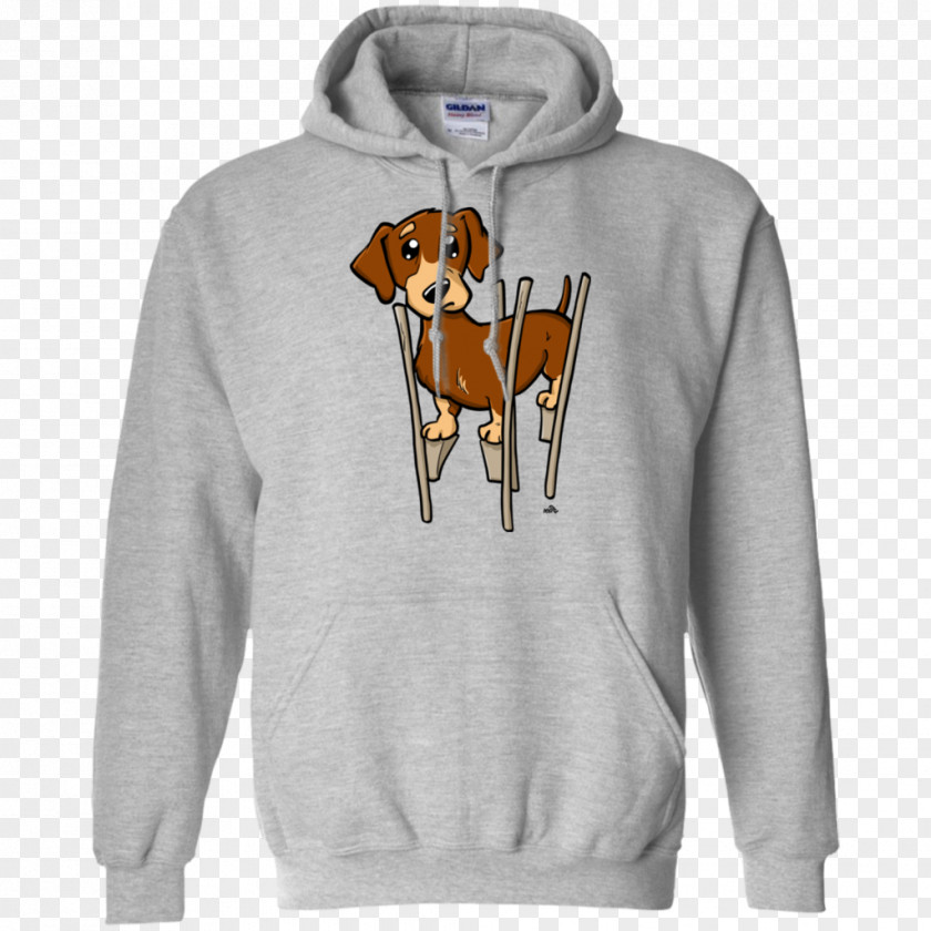 Wiener-Dog Hoodie T-shirt Sweater Bluza PNG
