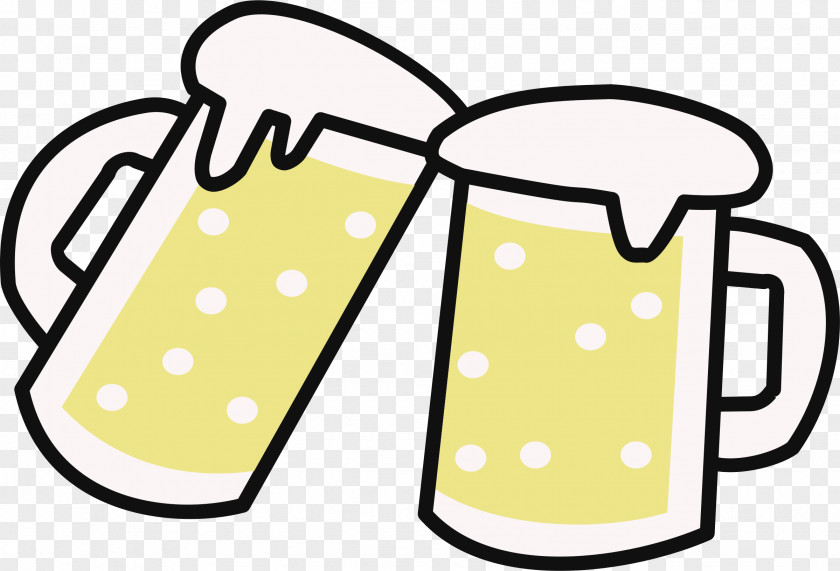 Cold Drink Beer Glasses Clip Art PNG