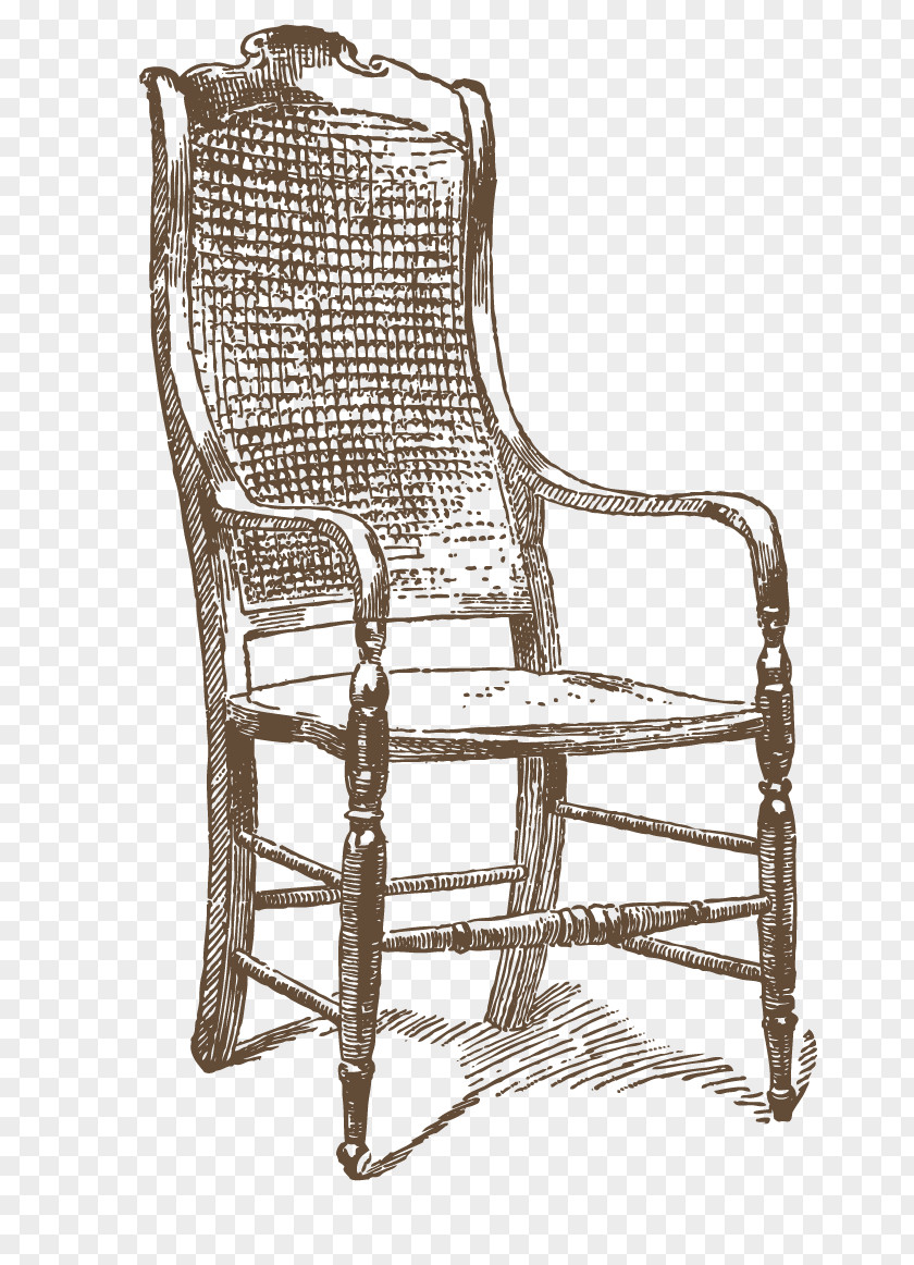 Silla En Campo Chair Vector Graphics Illustration Image Design PNG