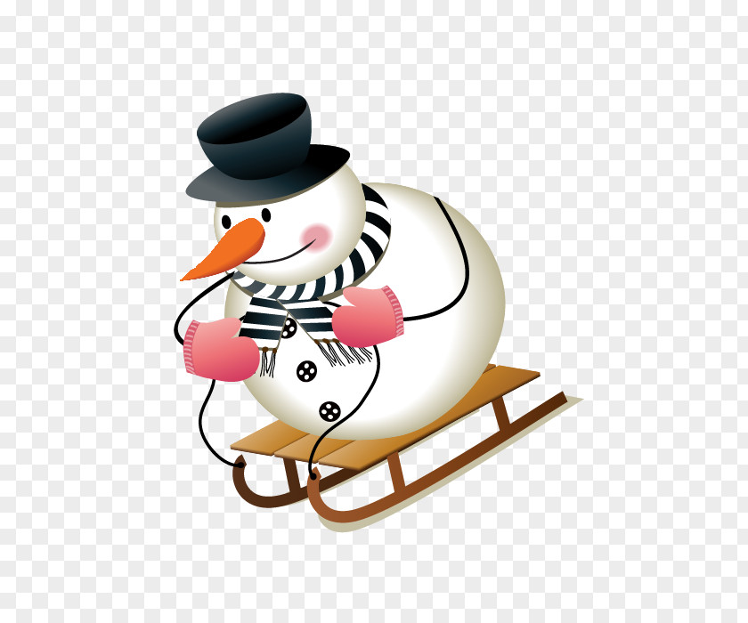 Christmas Snowman Royalty-free Euclidean Vector PNG
