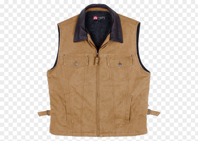 Fashion Waistcoat Gilets Jacket Sleeve Leather Suede PNG